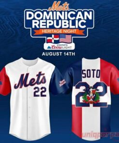 New York Mets Dominican Republic Heritage Night Jersey 2026 New York Mets Dominican Republic Heritage Night Jersey 2026