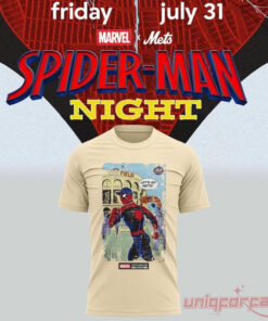 New York Mets Spider-Man Night 2026 Citi Field Comic Tee New York Mets Spider-Man Night 2026 Citi Field Comic Tee