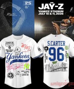 New York Yankees x Jay-Z At Yankee Stadium 2026 Edition Jersey