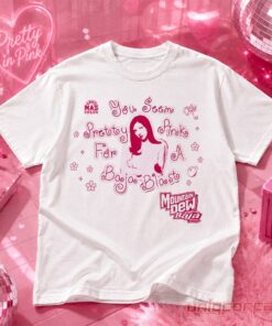 Olivia Rodrigo x Taco Bell You Seem Pretty Pink For A Baja Blast T-Shirt Olivia Rodrigo x Taco Bell You Seem Pretty Pink For A Baja Blast T-Shirt