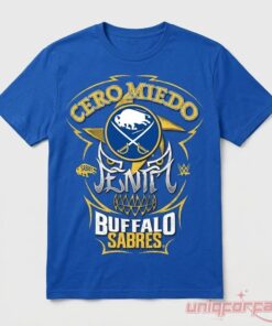 Penta El Zero M x Buffalo Sabres Cero Miedo Blue T-Shirt