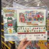 Pokémon 24-Piece Holiday Advent Calendar Playset back box displaying numbered doors and 24 mini toy figures
