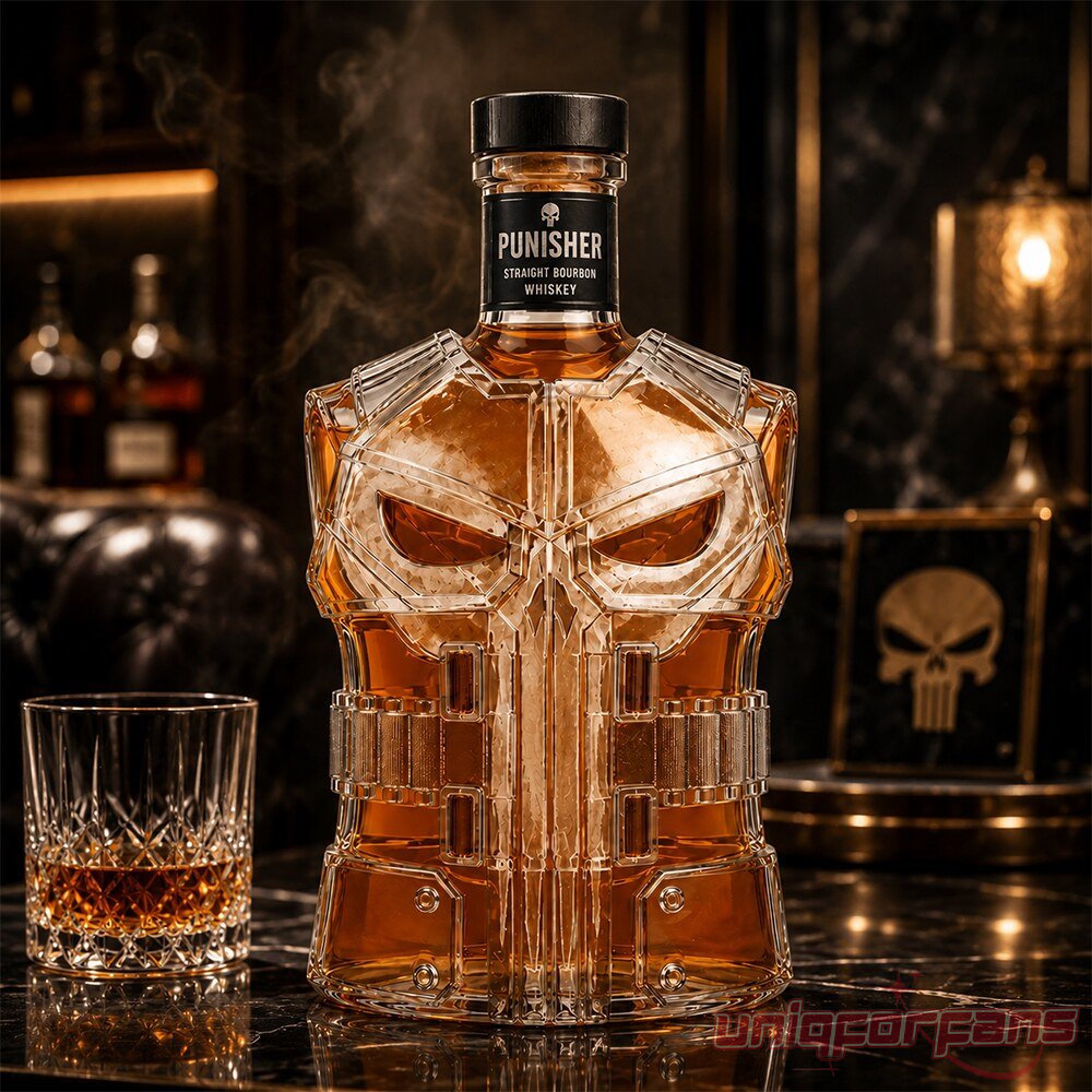 Punisher Skull Tactical Armor Whiskey Bottle - Limited Edition Punisher Skull Tactical Armor Whiskey Bottle - Limited Edition