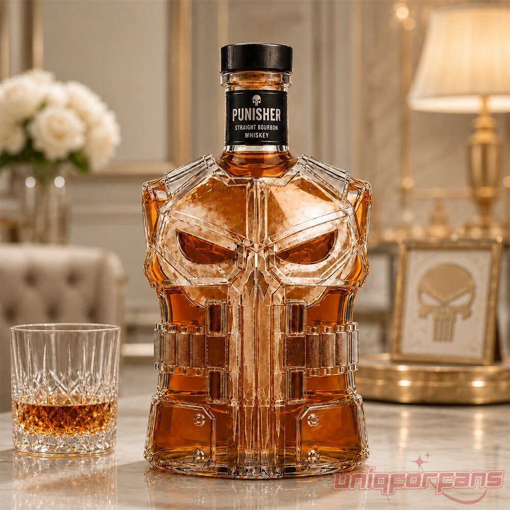 Punisher Skull Tactical Armor Whiskey Bottle - Limited Edition Punisher Skull Tactical Armor Whiskey Bottle - Limited Edition