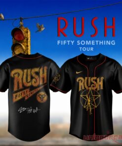 RUSH 2026 Tour Fifty Something Vintage Baseball Jersey RUSH 2026 Tour Fifty Something Vintage Baseball Jersey