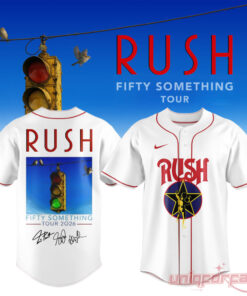 RUSH Concert Fifty Something 2026 Graphic Button Jersey