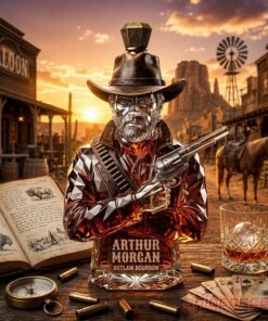 Red Dead Redemption 2 Arthur Morgan Outlaw Bourbon Whiskey Bottle