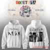 Rosetopia The Rose Tour 2026 Live Session Hoodie in white with black and white member photo panels on the back