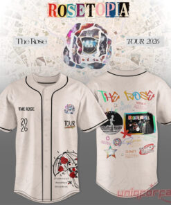 Rosetopia The Rose World Tour 2026 Live Session Baseball Jersey