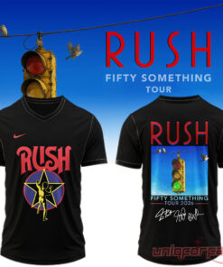 Rush Concert Tour Fifty Something 2026 Graphic T-Shirt Rush Concert Tour Fifty Something 2026 Graphic T-Shirt