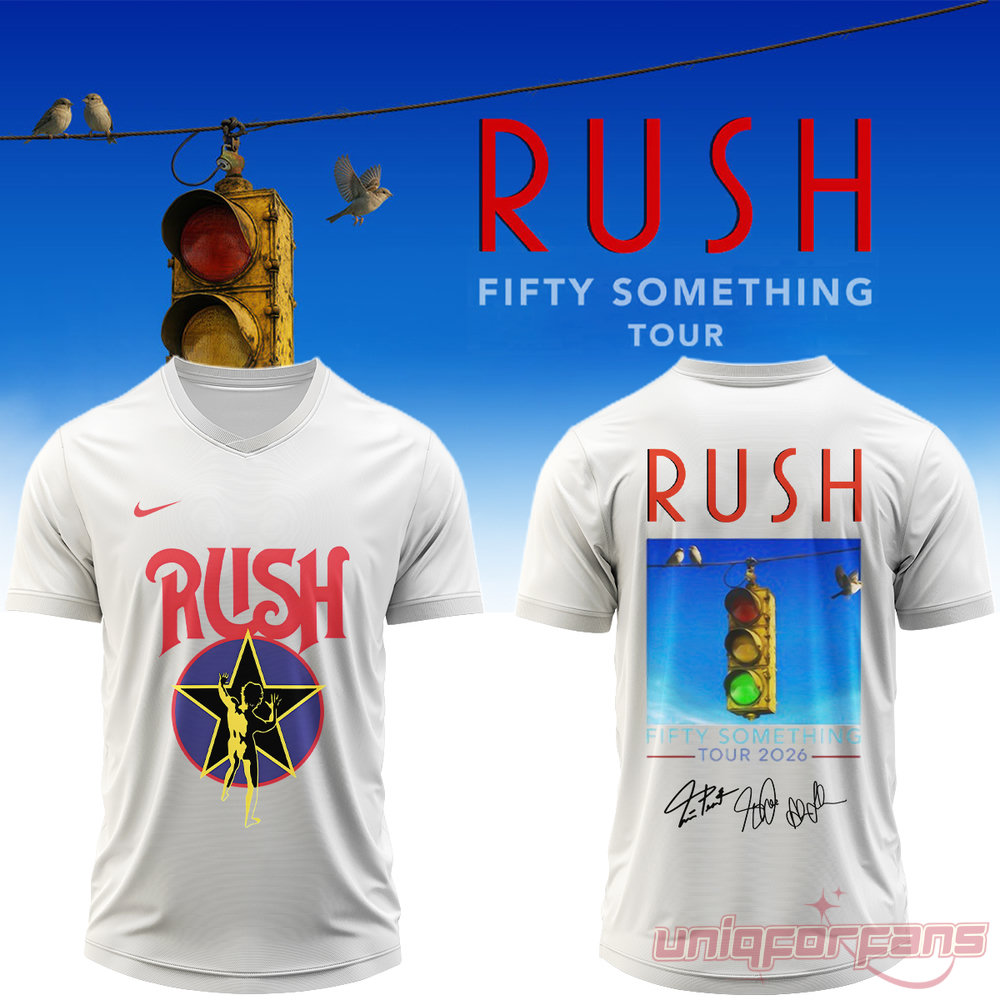 Rush Concert Tour Fifty Something 2026 Graphic T-Shirt Rush Concert Tour Fifty Something 2026 Graphic T-Shirt