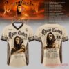 Ryan Castro Sende The Last Dance USA Tour 2026 Football Jersey in beige featuring dark brown trims and portrait print