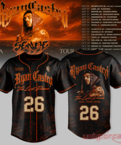 Ryan Castro The Last Dance USA Tour 2026 Baseball Jersey