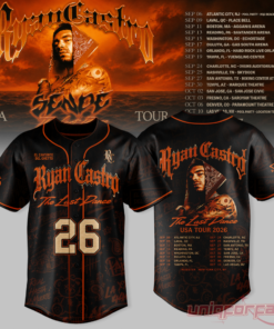 Ryan Castro The Last Dance USA Tour 2026 Baseball Jersey Ryan Castro The Last Dance USA Tour 2026 Baseball Jersey