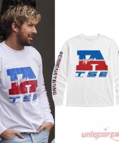 Ryan Gosling IATSE Union Strong White Long Sleeve Shirt