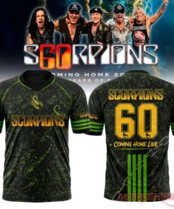 Scorpions Coming Home 2026 World Tour Edition Football Jersey