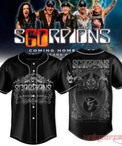 Scorpions Coming Home 2026 World Tour Exclusive Baseball Jersey