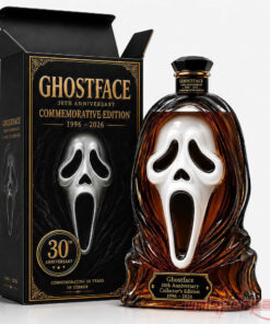Scream Ghostface Mask 30th Anniversary Commemorative Edition Whiskey bottle