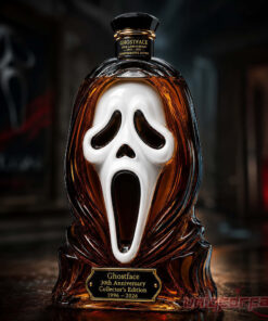 Scream Ghostface Mask 30th Anniversary Commemorative Edition Whiskey bottle
