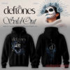 Dia De Los Deftones pullover hoodie in black with blue celestial face graphics and 'd' logo back print