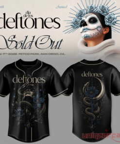 Seventh Annual Dia De Los Deftones Dark Surrealist Art Baseball Jersey