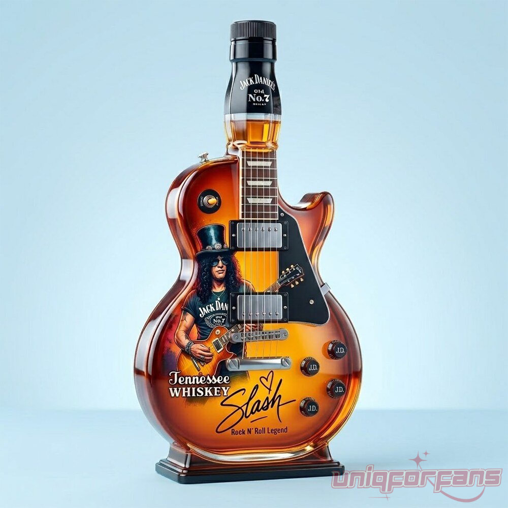 Slash Signature Gibson Les Paul Electric Guitar Whiskey Bottle - Limited Edition Slash Signature Gibson Les Paul Electric Guitar Whiskey Bottle - Limited Edition