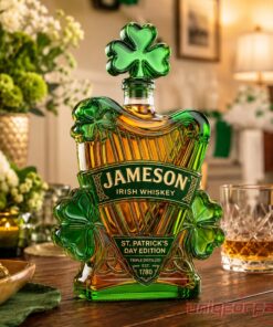 St. Patrick Day Jameson Limited Edition Celtic Harp Irish Whiskey Bottle St. Patrick Day Jameson Limited Edition Celtic Harp Irish Whiskey Bottle
