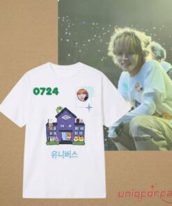 Stray Kids Lee Know 0724 Universe Concert White Tee