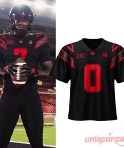 Texas Tech Red Raiders Patrick Mahomes Black Football Jersey