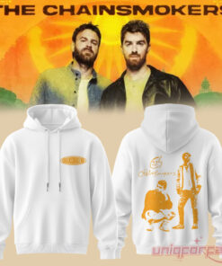 The Chainsmokers Tour 2026 Graphic All-Over Print Hoodie White