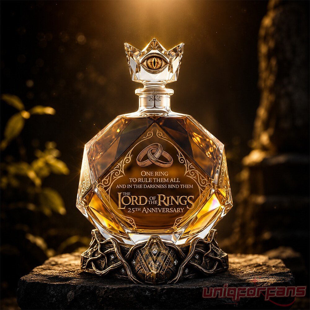 The Lord of the Rings 25th Anniversary One Ring Whiskey Bottle The Lord of the Rings 25th Anniversary One Ring Whiskey Bottle