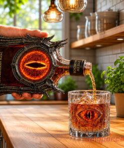 The Lord of the Rings Eye of Sauron Whiskey Bottle