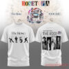 The Rose Rosetopia World Tour 2026 Cosmic Story T-Shirt in white with black and white member photo panels on back