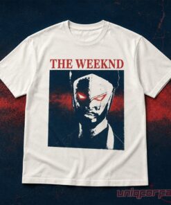 The Weeknd Suda51 In London Hurry Up Tomorrow Mask T-Shirt