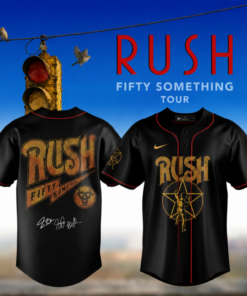 RUSH 2026 Tour Fifty Something Vintage Baseball Jersey RUSH 2026 Tour Fifty Something Vintage Baseball Jersey