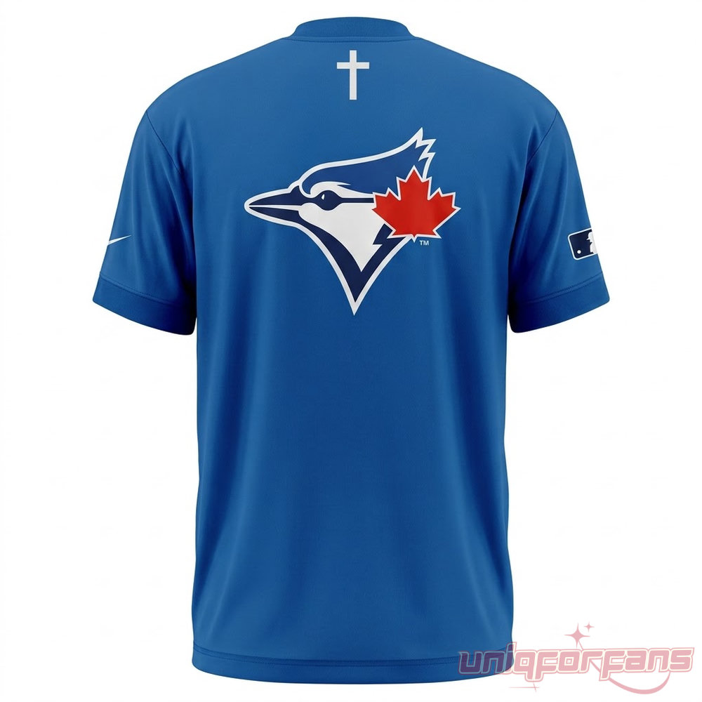 Toronto Blue Jays x JESUS WON 2026 Special Blue Shirt Toronto Blue Jays x JESUS WON 2026 Special Blue Shirt