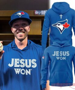 Toronto Blue Jays x JESUS WON Blue Edition Hoodie 2026