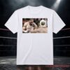 WWE Dominik Mysterio Eddie Guerrero Ladder Match Photo White T-Shirt with vintage iconic ring photo chest graphic print