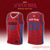 Womens Basketball x Spider-Man Custom Web Jersey 2026 Toronto Tempo edition front and customizable back with spider graphic