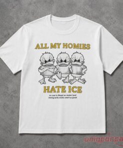 Zayn Malik All My Homies Hate ICE Ducks Graphic T-Shirt